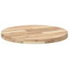 Dessus de table rond Ø60x4 cm bois massif d'acacia 559945559945