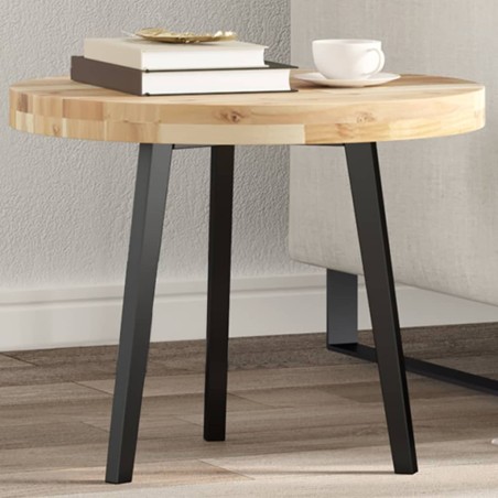 Dessus de table rond Ø50x4 cm bois massif d'acacia 559946559946
