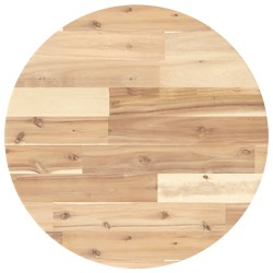Dessus de table rond Ø50x4 cm bois massif d'acacia 559946559946