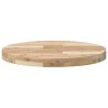 Dessus de table rond Ø50x4 cm bois massif d'acacia 559946559946