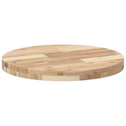 Dessus de table rond Ø50x4 cm bois massif d'acacia 559946559946