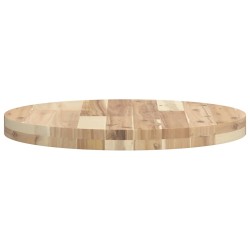 Dessus de table rond Ø50x4 cm bois massif d'acacia 559946559946