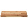Dessus de table carré 50x50x4 cm bois massif d'acacia 559956559956