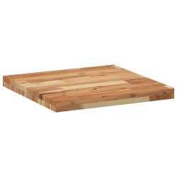 Dessus de table carré 50x50x4 cm bois massif d'acacia 559956559956