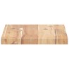 Dessus de table 60x20x2 cm rectangulaire bois massif d'acacia 559959559959