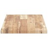 Dessus de table 80x30x2 cm rectangulaire bois massif d'acacia 559963559963