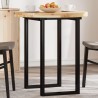 Dessus de table rond Ø70x4 cm bois massif d'acacia 559964559964