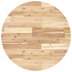 Dessus de table rond Ø70x4 cm bois massif d'acacia 559964559964