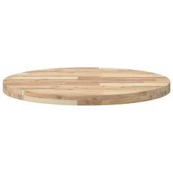 Dessus de table rond Ø70x4 cm bois massif d'acacia 559964559964