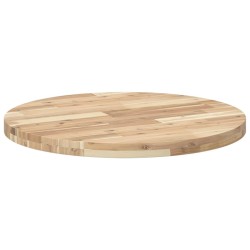 Dessus de table rond Ø70x4 cm bois massif d'acacia 559964559964