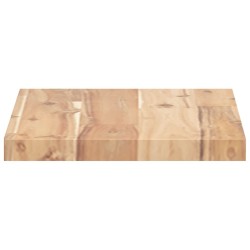 Dessus de table 40x20x2 cm rectangulaire bois massif d'acacia 559965559965