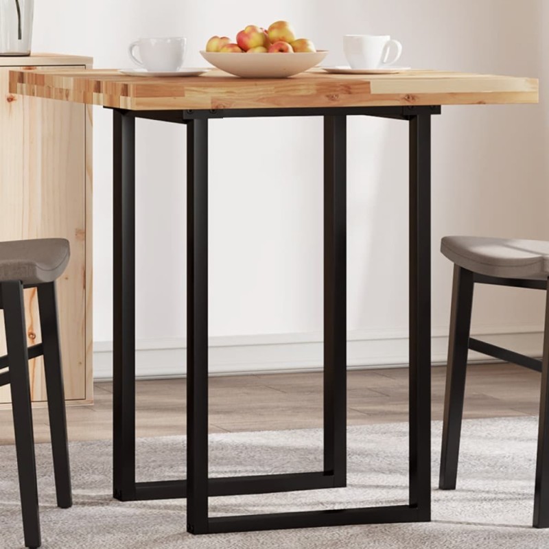 Dessus de table carré 70x70x4 cm bois massif d'acacia 559966559966