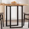 Dessus de table carré 70x70x4 cm bois massif d'acacia 559966559966