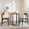 Dessus de table carré 70x70x4 cm bois massif d'acacia 559966559966