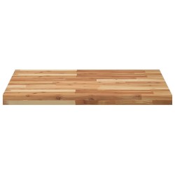 Dessus de table carré 70x70x4 cm bois massif d'acacia 559966559966