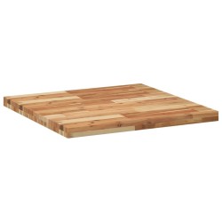 Dessus de table carré 70x70x4 cm bois massif d'acacia 559966559966