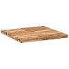 Dessus de table carré 70x70x4 cm bois massif d'acacia 559966559966