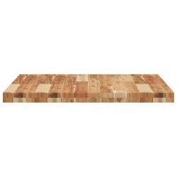 Dessus de table carré 70x70x4 cm bois massif d'acacia 559966559966