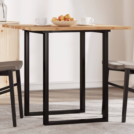 Dessus de table carré 80x80x2 cm bois massif d'acacia 559968559968