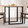 Dessus de table carré 90x90x2 cm bois massif d'acacia 559969559969