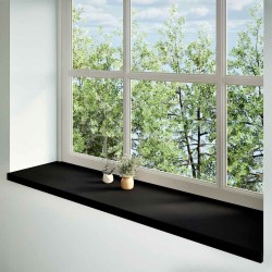 Appuis de fenêtre 2 pcs marron foncé bois de chêne massif 559976559976