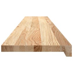 Appuis de fenêtre 2 pcs non traité 140x30x2cm bois chêne massif 559981559981
