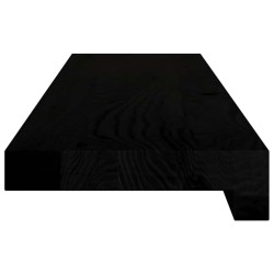 Appuis de fenêtre 2 pcs marron foncé bois de chêne massif 559987559987