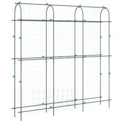 Treillis de jardin pour plantes grimpantes forme de U acier 559990559990