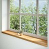 Appuis de fenêtre 2 pcs marron clair bois de chêne massif 559992559992