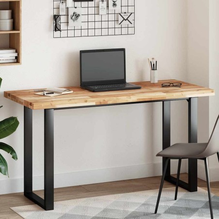 Dessus de table rectangulaire 120x60x4 cm bois massif d'acacia 560015560015