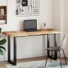 Dessus de table rectangulaire 120x60x4 cm bois massif d'acacia 560015560015