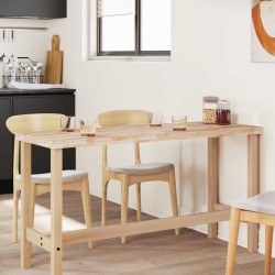 Dessus de table rectangulaire 120x60x4 cm bois massif d'acacia 560015560015