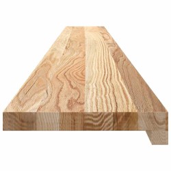 Appuis de fenêtre 2 pcs non traité 160x20x2cm bois chêne massif 560021560021