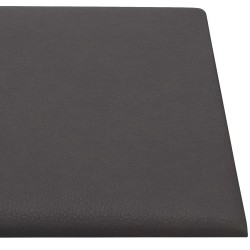 Tête de lit murale 12 pcs Gris 30 x 30 cm tissu 560031560031