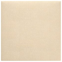 Tête de lit murale 12 pcs Crème 30 x 30 cm tissu 560032560032