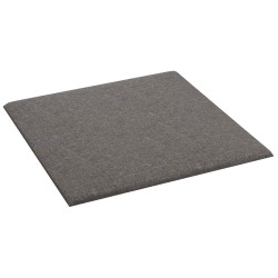 Tête de lit murale 12 pcs Gris clair 30 x 30 cm tissu 560033560033