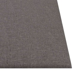 Tête de lit murale 12 pcs Gris clair 30 x 30 cm tissu 560033560033