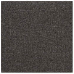 Tête de lit murale 12 pcs Gris foncé 30 x 30 cm tissu 560034560034
