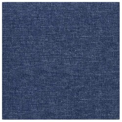 Tête de lit murale 12 pcs Bleu 30 x 30 cm tissu 560036560036