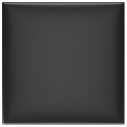 Tête de lit murale 12 pcs Noir 30 x 30 cm tissu 560037560037