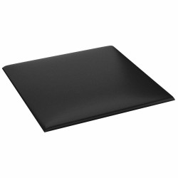 Tête de lit murale 12 pcs Noir 30 x 30 cm tissu 560037560037