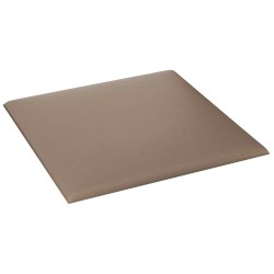 Tête de lit murale 12 pcs Cappuccino 30 x 30 cm tissu 560041560041