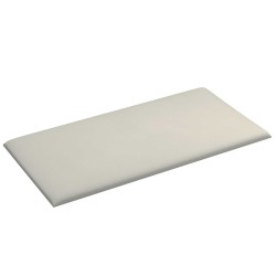 Tête de lit murale 12 pcs Crème 30 x 15 cm Velours 560049560049