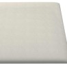 Tête de lit murale 12 pcs Crème 30 x 15 cm Velours 560049560049