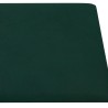 Tête de lit murale 12 pcs Vert foncé 30 x 30 cm Velours 560053560053