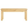 Banc à manger PANAMA 105x30x45 cm bois massif de pin 560062560062