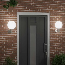 Applique Murale Extérieure 2 pcs Argenté 28 x 25 x 38 cm 560068560068