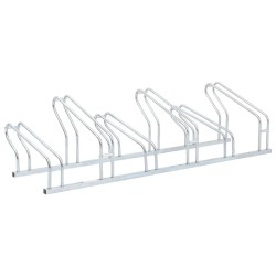 Support de vélo au sol autoportant pour 6 vélos acier galvanisé 560070560070