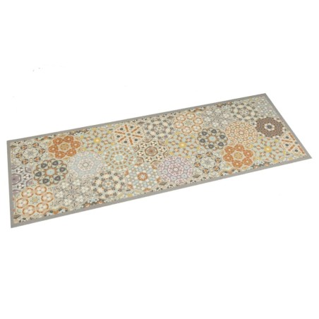 Tapis de cuisine lavable impression pastel hexagonale 60x180 cm 560077560077