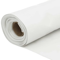 Écran d'intimité de balcon blanc 400x90 cm PVC 560082560082